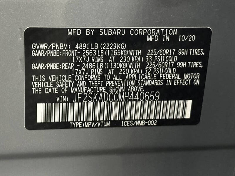 2021 Subaru Forester