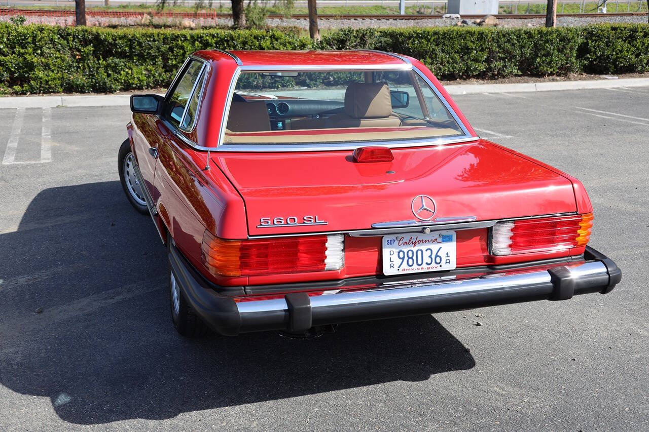 1987 Mercedes-Benz 560-Class for sale at DE AUTOS INC in San Juan Capistrano, CA