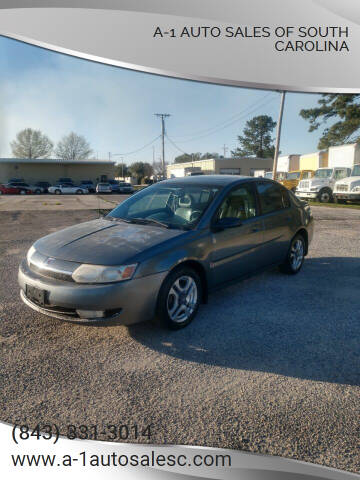 2004 Saturn Ion for sale at A-1 Auto Sales Of South Carolina in Conway SC