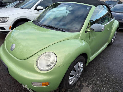 2005 Volkswagen New Beetle Convertible for sale at Mudarri Motorsports in Kirkland WA