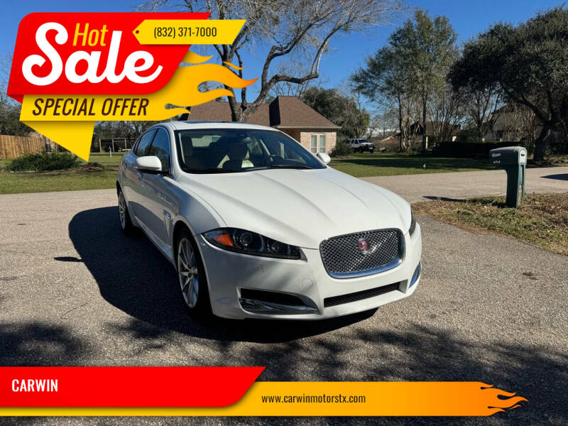 2014 Jaguar XF for sale at CARWIN in Katy TX