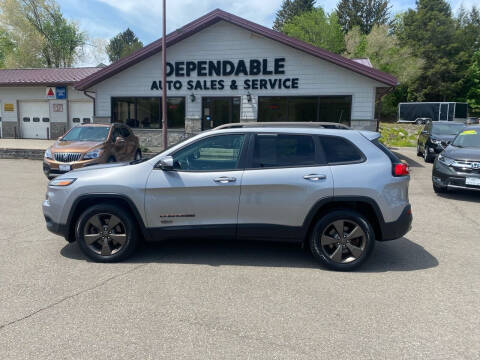 2016 Jeep Cherokee for sale at Dependable Auto Sales and Service in Binghamton NY