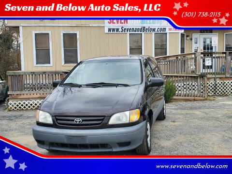 2001 Toyota Sienna for sale at Seven and Below Auto Sales, LLC in Rockville MD