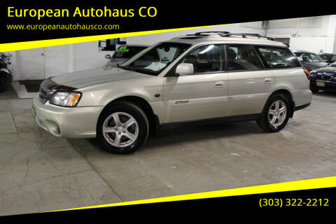 2004 Subaru Outback for sale at European Autohaus CO in Denver CO