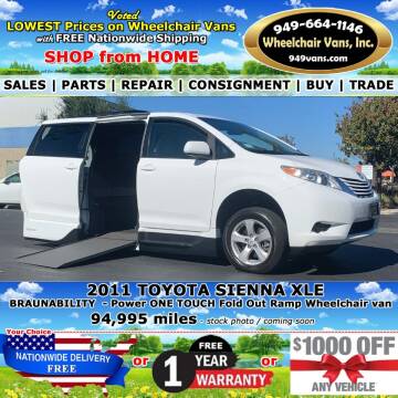 2011 Toyota Sienna for sale at Wheelchair Vans Inc in Laguna Hills CA