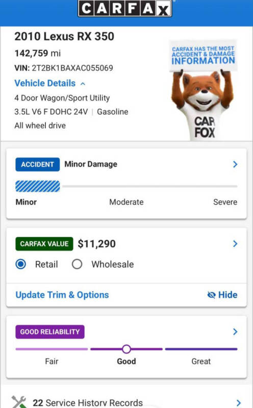 2010 Lexus RX 350