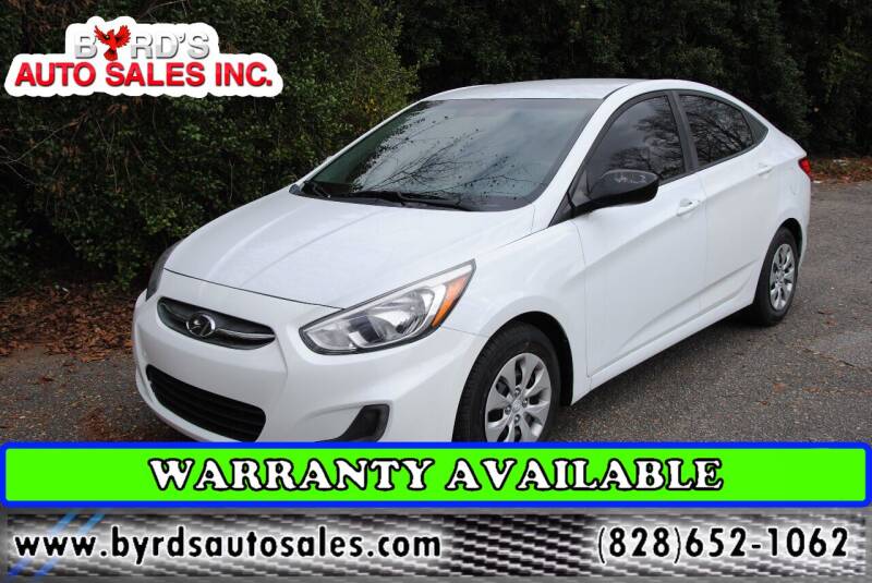 2017 Hyundai Accent for sale at Byrds Auto Sales in Marion NC