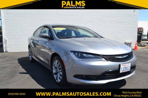 2015 Chrysler 200 for sale at Palms Auto Sales in Citrus Heights CA