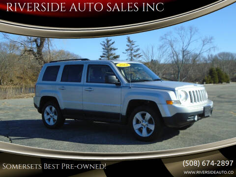 2011 Jeep Patriot for sale at RIVERSIDE AUTO SALES INC in Somerset MA