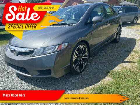 2009 Honda Civic for sale at Maxx Used Cars in Pittsboro NC