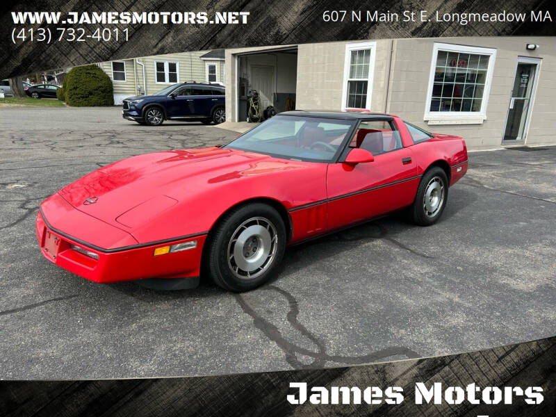 1987 Chevrolet Corvette for sale at James Motors Inc. in East Longmeadow MA