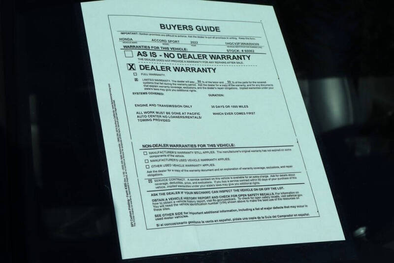 2022 Honda Accord Sport