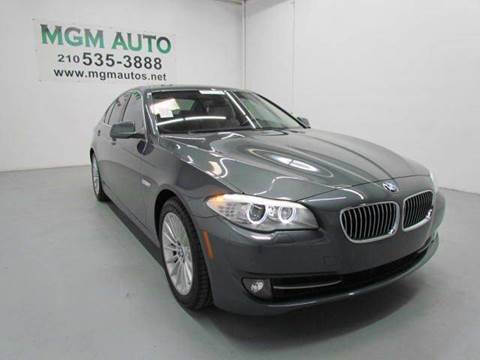 2012 BMW 5 Series for sale at MGM Auto in San Antonio, TX