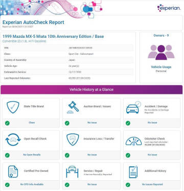 1999 Mazda MX-5 Miata