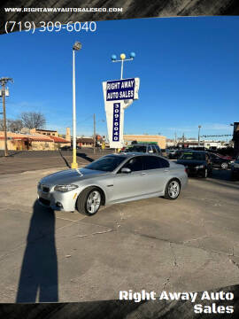 2016 BMW 5 Series for sale at Right Away Auto Sales in Colorado Springs CO