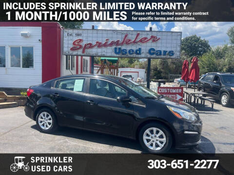 2017 Kia Rio for sale at Sprinkler Used Cars in Longmont CO