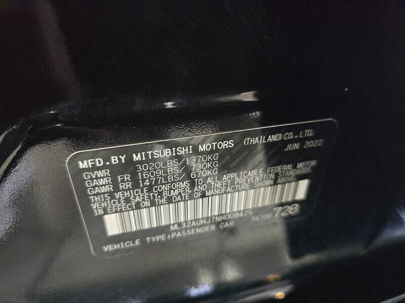 2022 Mitsubishi Mirage