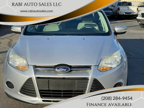 2014 Ford Focus for sale at RABI AUTO SALES LLC in Garden City ID