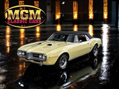 1967 Pontiac Firebird for sale at MGM CLASSIC CARS in Addison IL