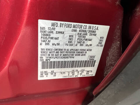 2003 Ford Escape XLT Popular 2