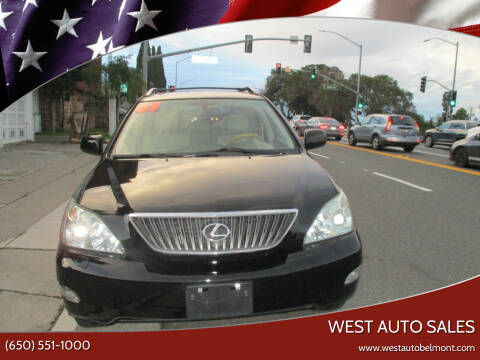 2007 Lexus RX 350 for sale at West Auto Sales in Belmont CA