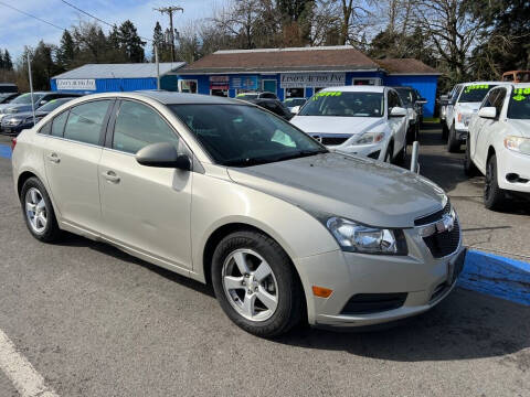 2013 Chevrolet Cruze for sale at Lino's Autos Inc in Vancouver WA