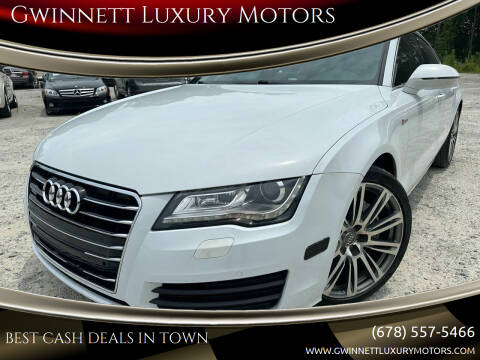 2012 Audi A7 for sale at Gwinnett Luxury Motors in Buford GA