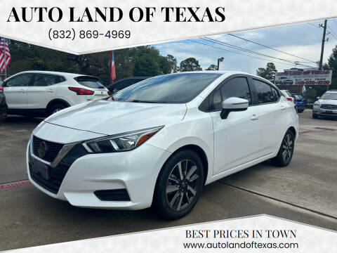 2021 Nissan Versa for sale at Auto Land Of Texas in Cypress TX