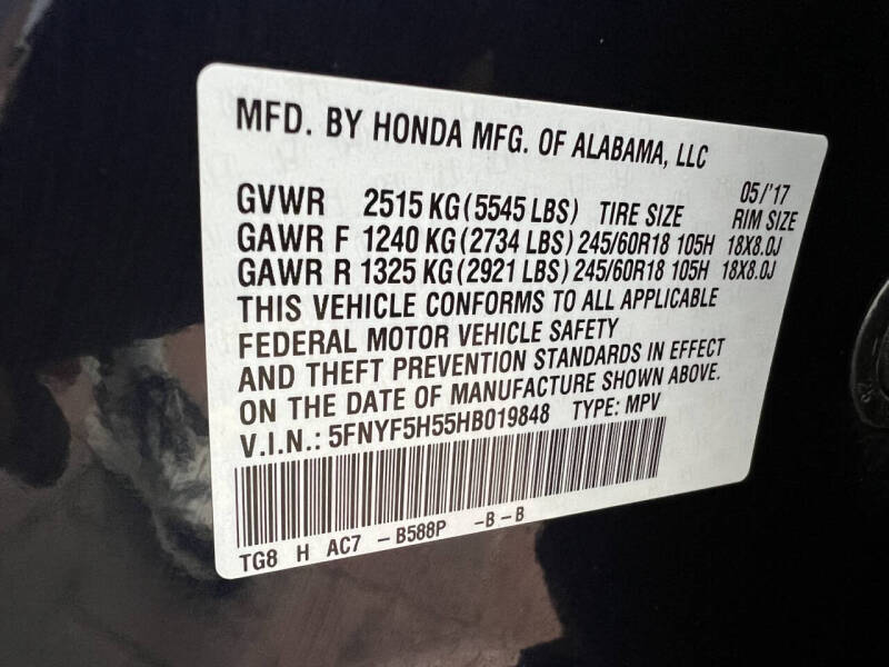 2017 Honda Pilot EX-L