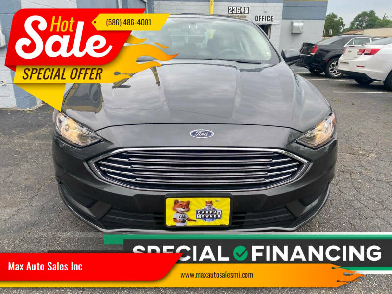 2018 Ford Fusion for sale at Max Auto Sales Inc in Warren MI