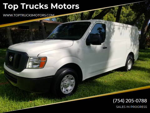 2015 Nissan NV Cargo for sale at Top Trucks Motors in Pompano Beach FL