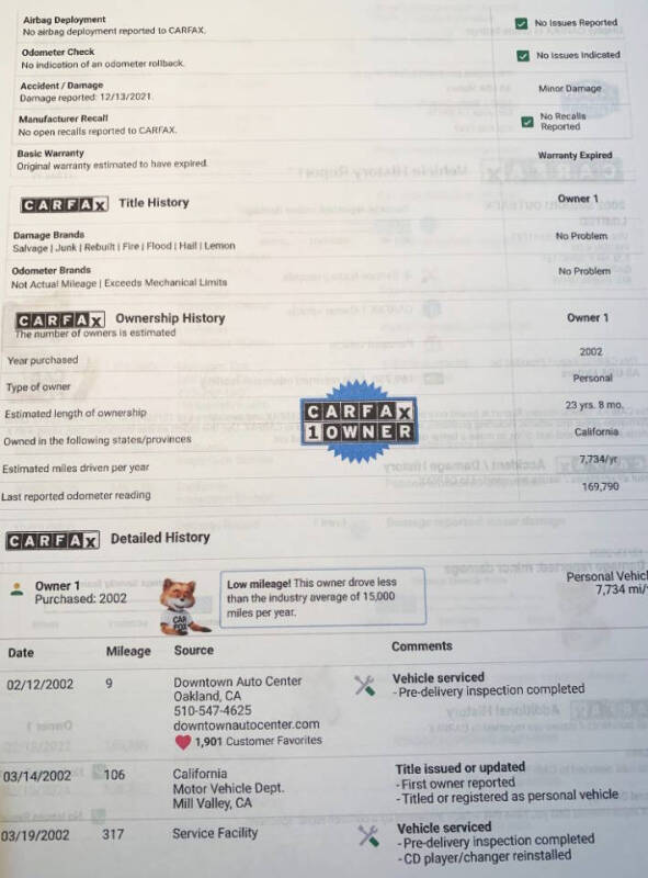 2002 Subaru Outback Limited