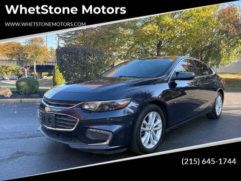 2016 Chevrolet Malibu for sale at WhetStone Motors in Bensalem PA