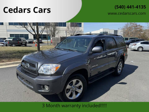 2006 Toyota 4Runner for sale at Cedars Cars in Chantilly VA