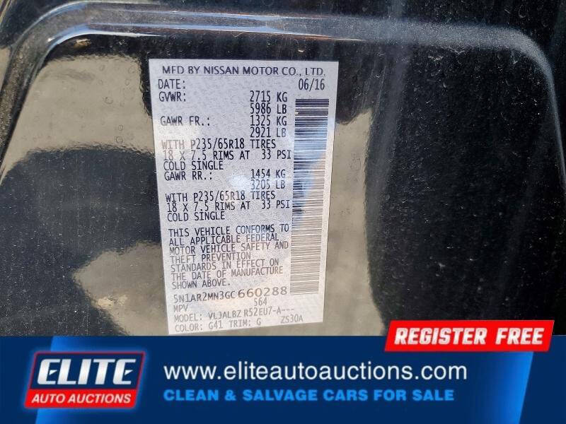 2016 Nissan Pathfinder S