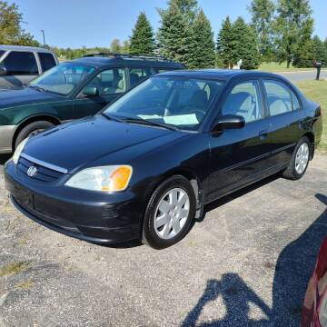 2002 Honda Civic for sale at Cox Cars & Trux in Edgerton WI