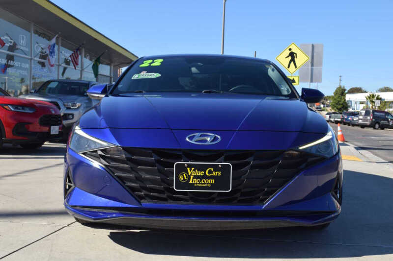 2022 Hyundai Elantra Hybrid Blue