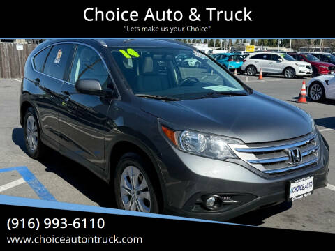 2014 Honda CR-V for sale at Choice Auto & Truck in Sacramento CA