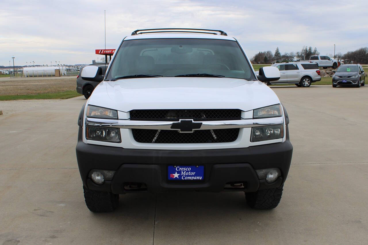 2003 Chevrolet Avalanche for sale at Cresco Motor Company in Cresco, IA