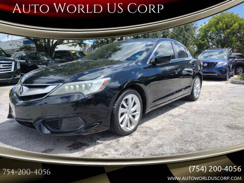 2016 Acura ILX for sale at Auto World US Corp in Plantation FL
