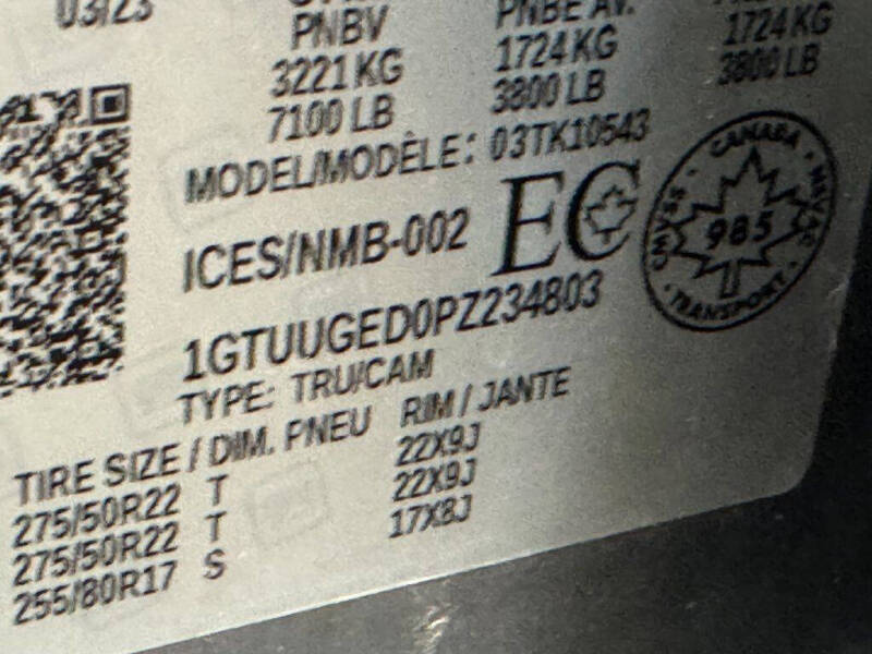 2023 GMC Sierra 1500