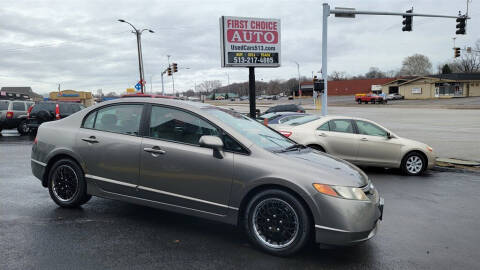 2006 Honda Civic for sale at FIRST CHOICE AUTO Inc in Middletown OH