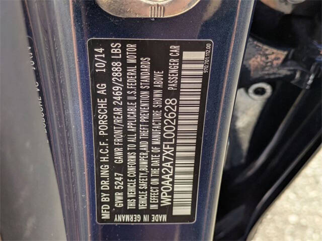 2015 Porsche Panamera 4