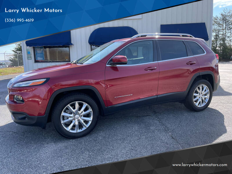 2017 Jeep Cherokee for sale at Larry Whicker Motors in Kernersville NC