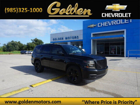 2018 Chevrolet Tahoe for sale at GOLDEN MOTORS in Cut Off LA
