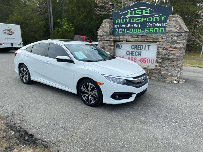 2017 Honda Civic for sale at ASR Autosport Inc. in Midland NC
