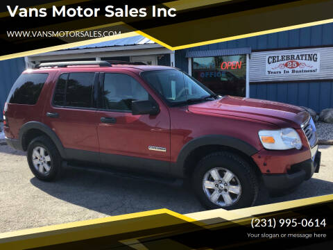 2006 Ford Explorer for sale at Vans Motor Sales Inc in Traverse City MI