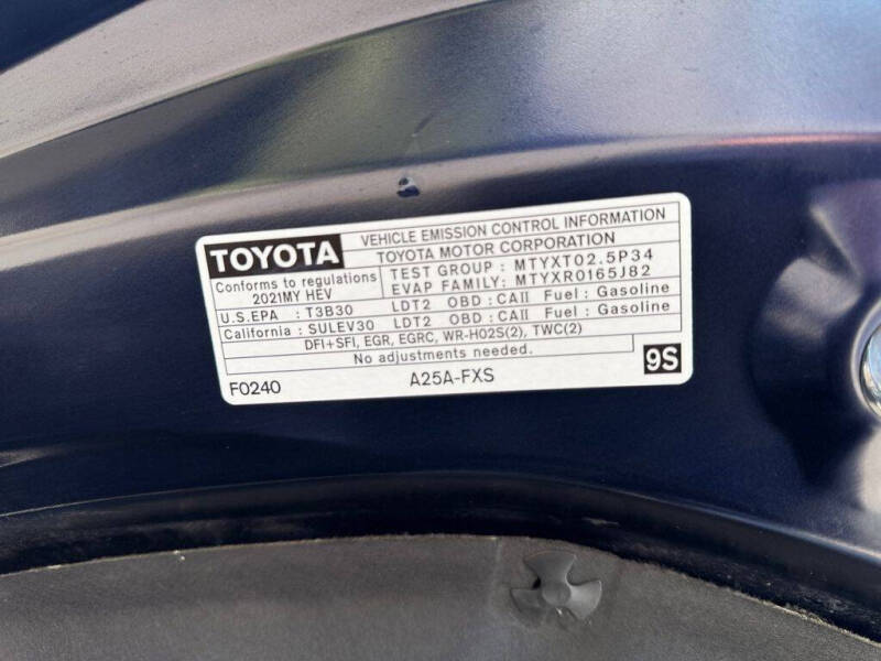 2021 Toyota Highlander Hybrid XLE