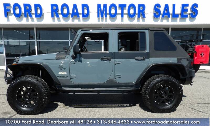 2014 Jeep Wrangler Unlimited for sale at Ford Road Motor Sales in Dearborn MI