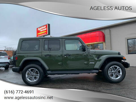 2021 Jeep Wrangler Unlimited for sale at Ageless Autos in Zeeland MI